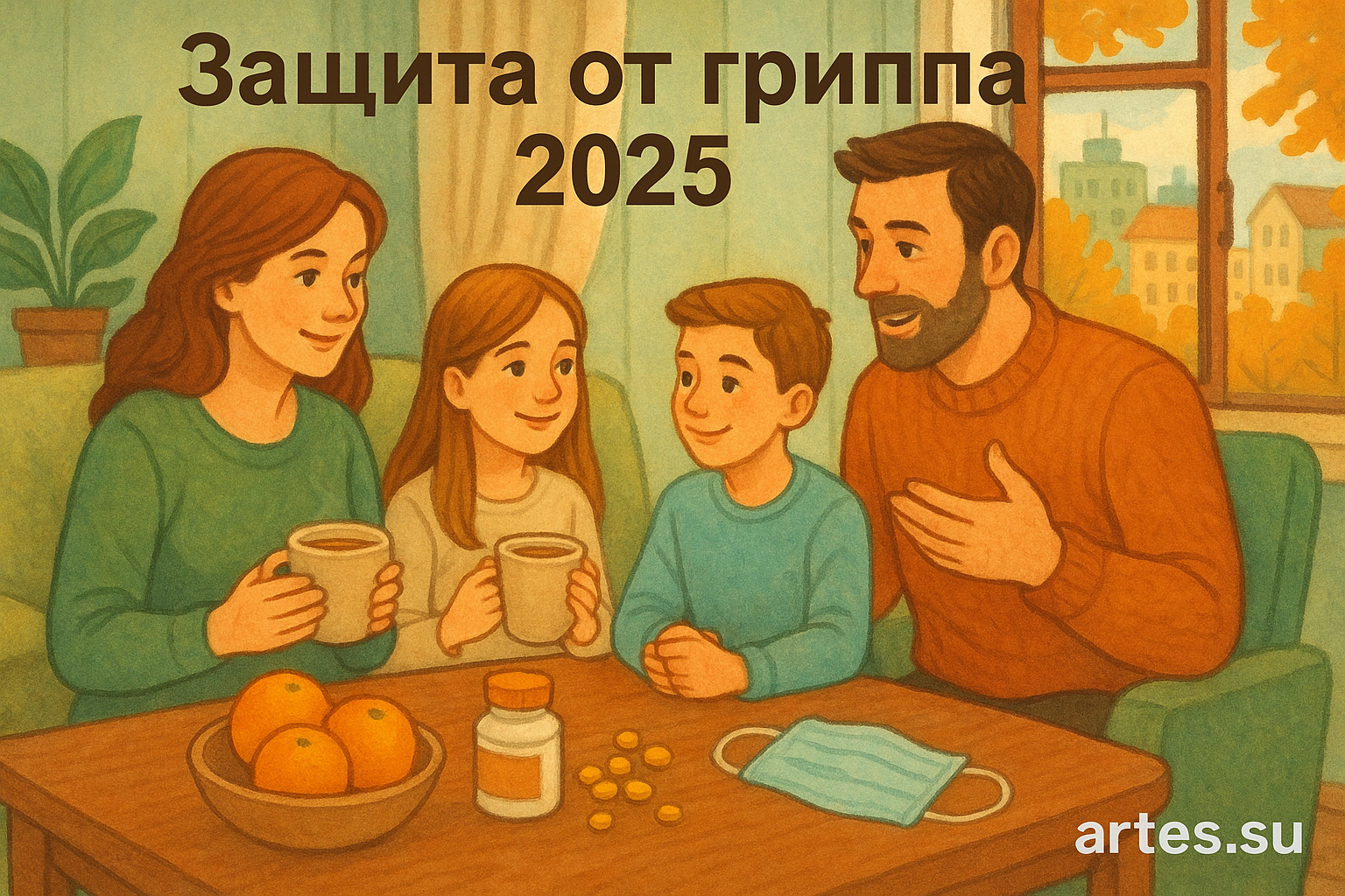 Новый штамм гриппа 2025: как защитить себя и семью