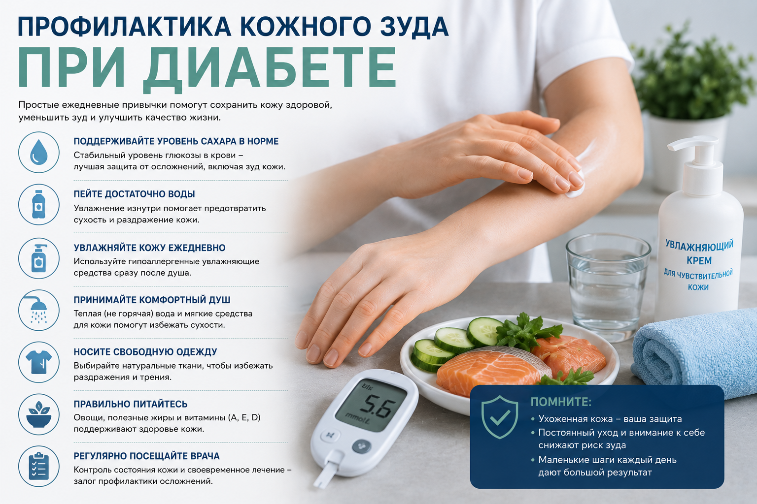 Кожный зуд при диабете: причины и проявления